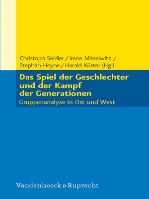 cover image of Das Spiel der Geschlechter und der Kampf der Generationen